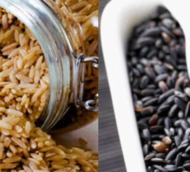 Diferencias nutricionales en arroz negro vs. Arroz integral